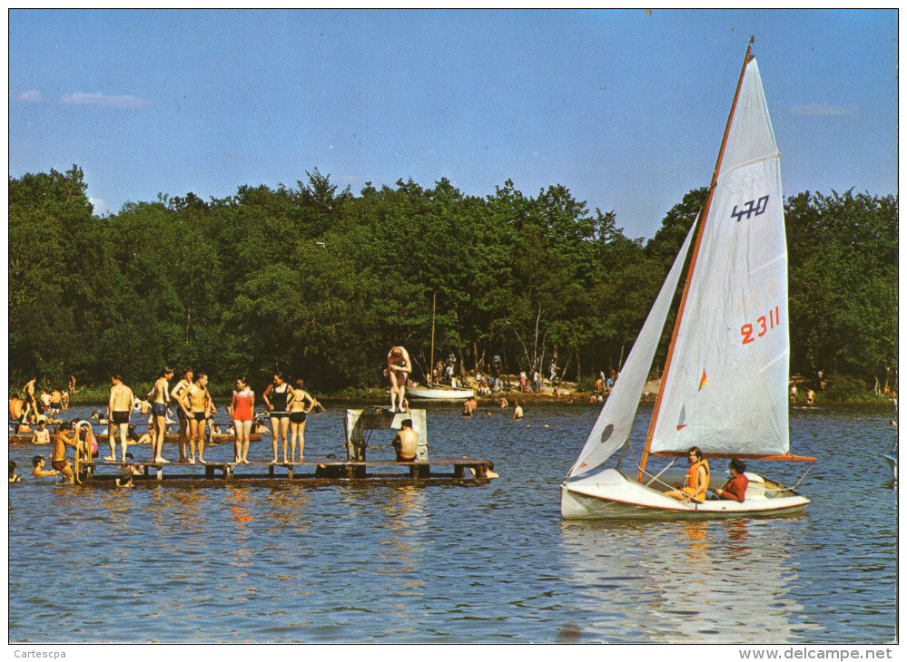 Sille Plage Foret Domaniale Lac Et Plage 1979 CPSM Ou CPM - Sille Le Guillaume