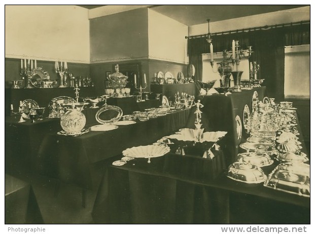 Leipzig Fair Silberwaren Silverware Exhibit Photo 1930 - Leipzig