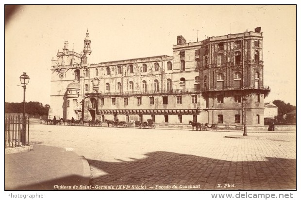 Saint Germain Castle Facade France Old Photo 1890' - Anciennes (Av. 1900)