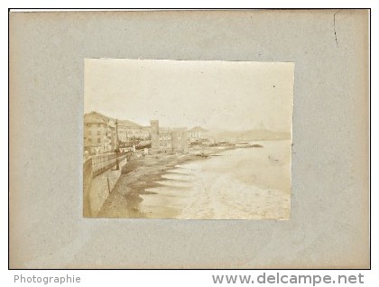 Italy Genoa Pegli Panorama Old Snapshot Photo 1899 - Alte (vor 1900)