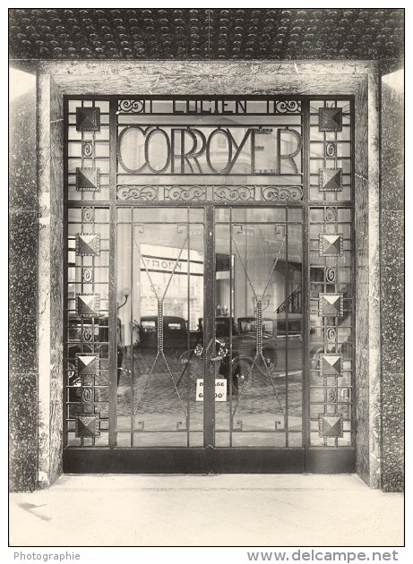 Corroyer Car Lille Photographer Reflection Photo 1930 - Other & Unclassified