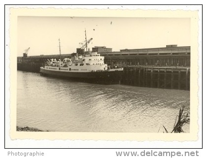 Steamer Boarding Boat France Old Photo 1930' - Autres & Non Classés