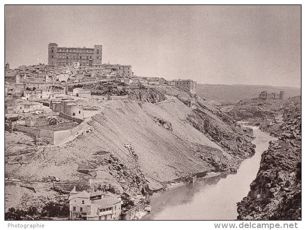 Spain Toledo Panorama Old Photo Hauser Menet 1897 - Old (before 1900)