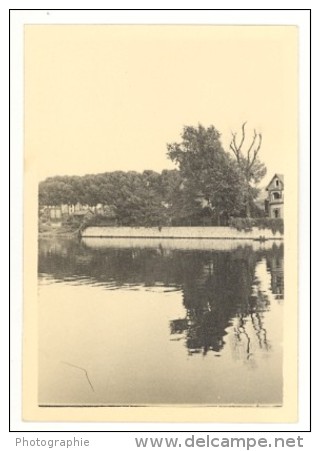 Quai Du Point Du Jour Seine Paris Post War Photo 1945 - Other & Unclassified