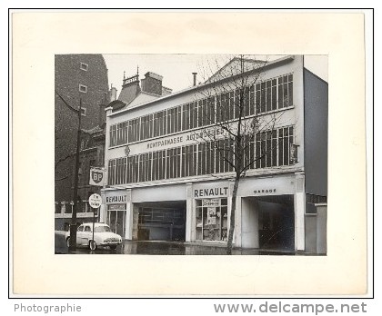 Paris Motor Garage Car Renault Old Photomontage 1960 - Cars