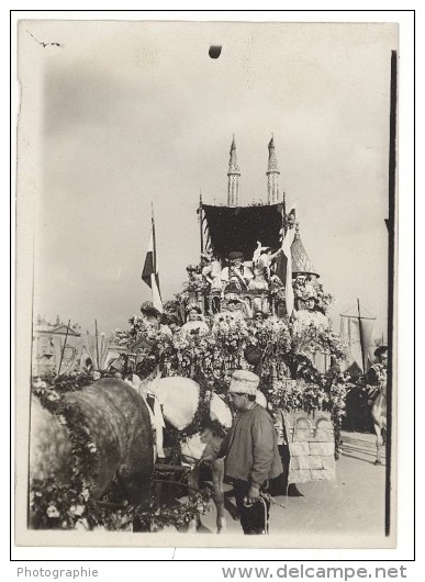 France Paris Foire Du Trone Parade Old Photo 1920 - Other & Unclassified
