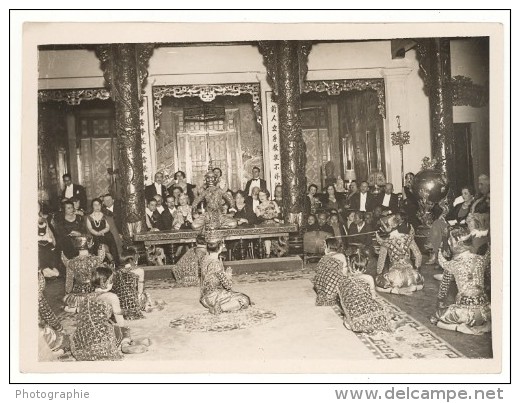 Siamese Cambodia Dancers Paris Old Keystone Photo 1930 - Other & Unclassified