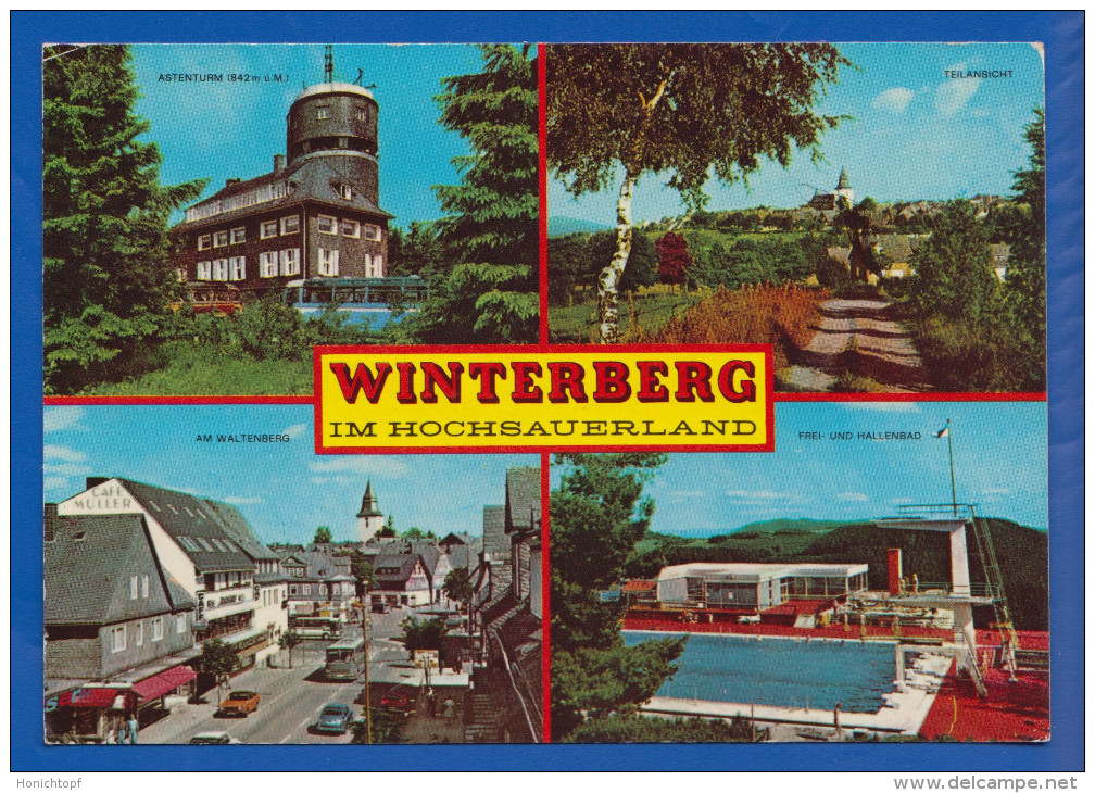 Deutschland; Winterberg; Multivuekarte - Winterberg