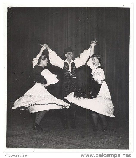 Ballets Yougoslave Danse Folklore France Ancienne Photo Lipnitzki 1960 - Other & Unclassified