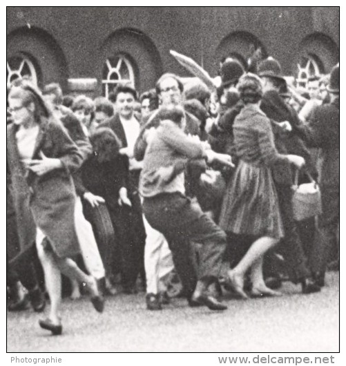 Demonstration During Royal Greek Visit In London Old Photo 1963 - Other & Unclassified