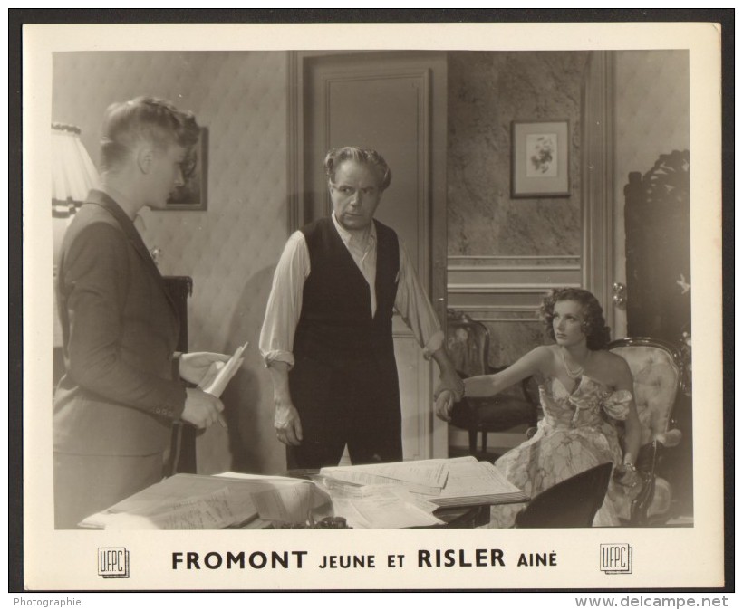 Cinema Film France Fromont Jeune Et Risler Aine Mireille Balin Ancienne Photo 1940 - Autres & Non Classés