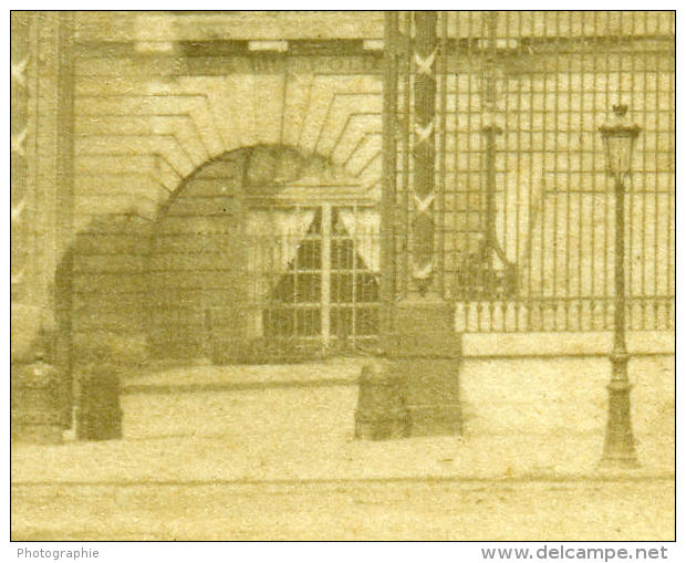 France Paris Palais De Justice Ancienne Photo Carte Cabinet Debitte &amp; Hervé 1875 - Other & Unclassified