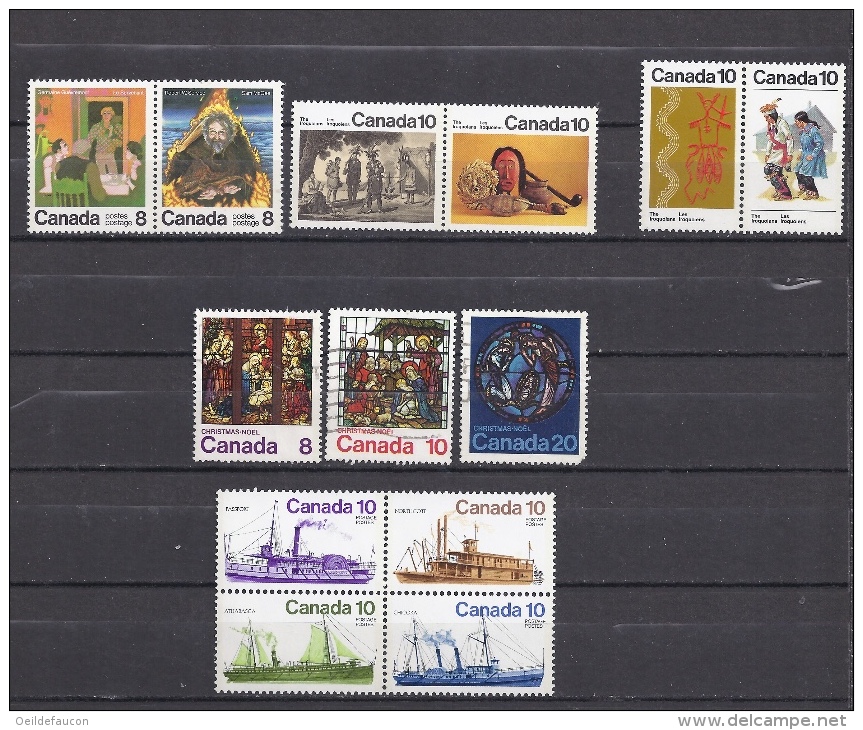 CANADA - Yvert -  Année 1976 - 591/621  Sauf Les 598/99 Et Le 610 -  - Cote 22,70 € - Années Complètes