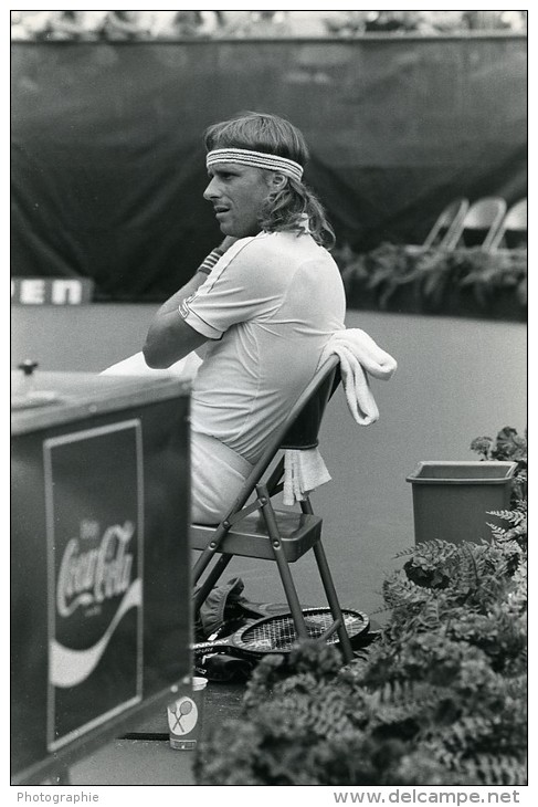 USA New York Flushing Meadow Bjorn Borg Tennis Ancienne Photo 1981 - Sports