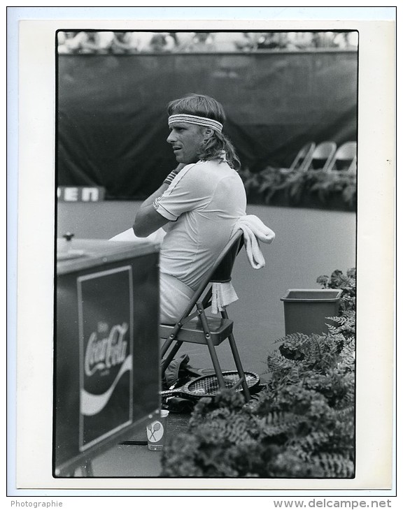 USA New York Flushing Meadow Bjorn Borg Tennis Ancienne Photo 1981 - Sports