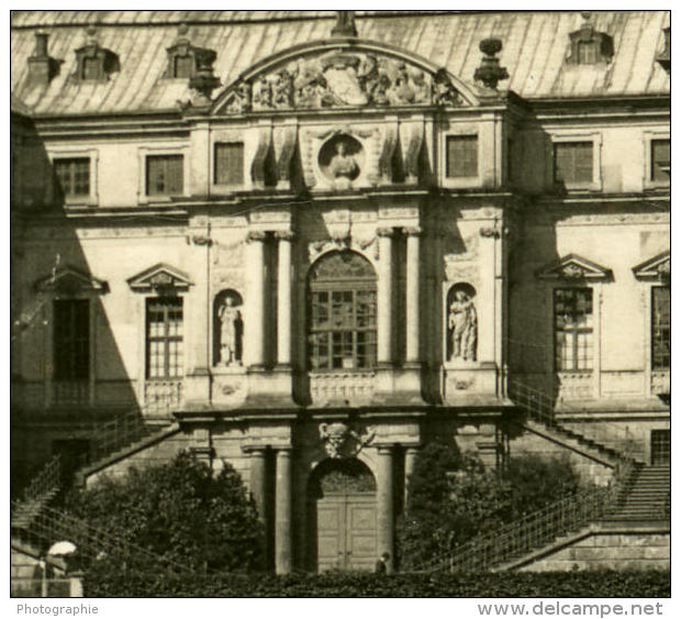 Allemagne Dresde Château Ancienne Stereo Photo Stereoscope NPG 1900 - Photos Stéréoscopiques