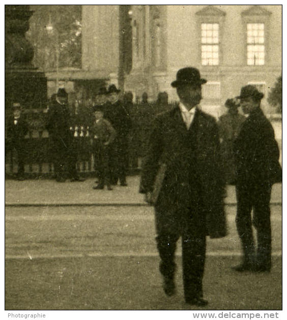 Allemagne Berlin Opernplatz Ancienne Stereo Photo Stereoscope NPG 1900 - Photos Stéréoscopiques