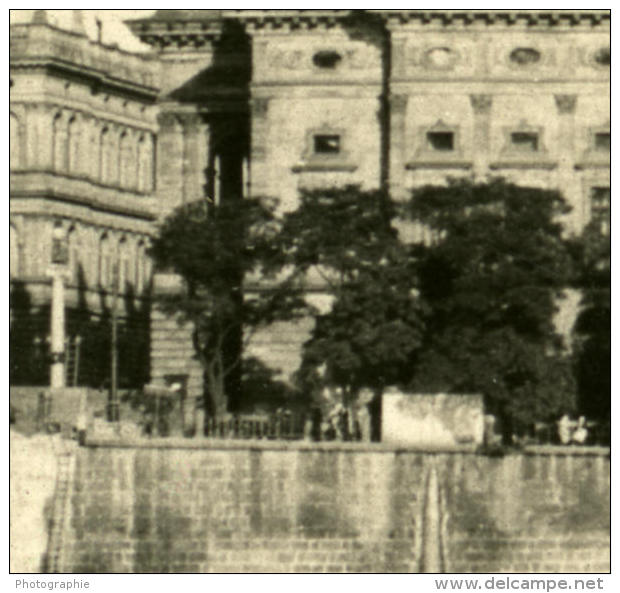 Autriche Hongrie Prague Theatre National Ancienne Photo Stereo NPG 1900 - Photos Stéréoscopiques