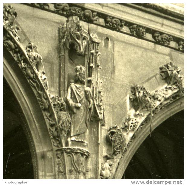 France Paris Instantanée Eglise Saint Germain Ancienne Photo Stereo NPG 1900 - Photos Stéréoscopiques