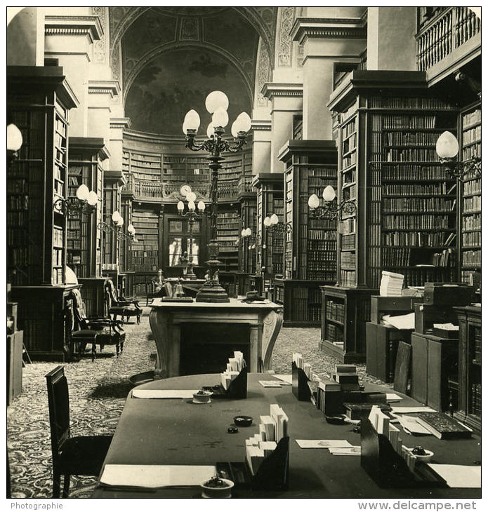 France Paris Instantanée Palais Bourbon Ancienne Photo Stereo NPG 1900 - Fotos Estereoscópicas