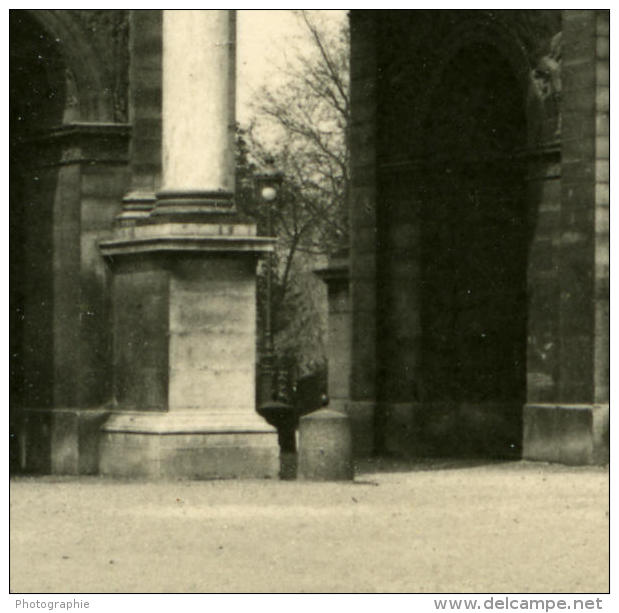 France Paris Instantanée Tuileries Ancienne Photo Stereo NPG 1900 - Photos Stéréoscopiques