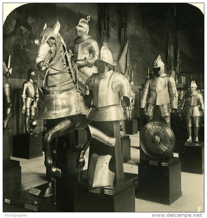 France Paris Hotel Des Invalides Musée D Artillerie Ancienne NPG Stereo Photo 1900 - Stereoscopic