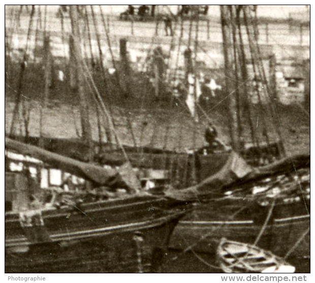 Royaume Uni Londres Tour De Londres Thames Ancienne Rotary Stereo Photo 1900 - Stereoscopic