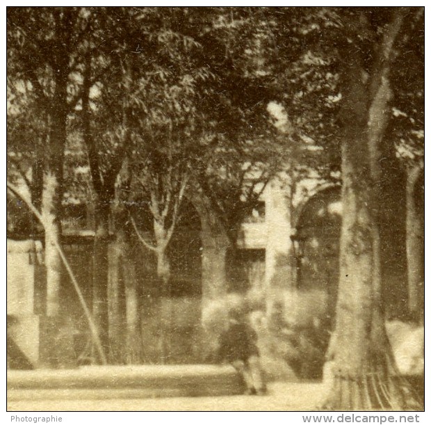 France Paris Place Du Chatelet Ancienne Stereo Photo 1875 - Stereo-Photographie