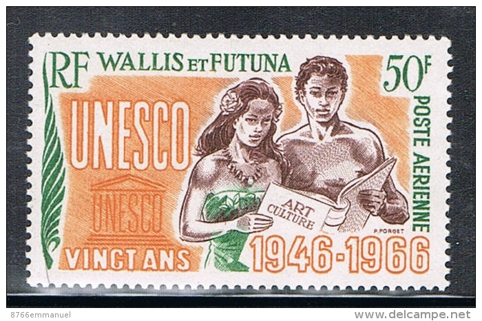 WALLIS-ET-FUTUNA AERIEN N°28 N** - Unused Stamps