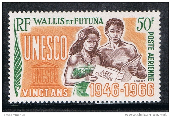 WALLIS-ET-FUTUNA AERIEN N°28 N** - Unused Stamps