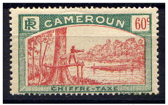 CAMEROUN - N° T10* - ABATTAGE D´UN ACAJOU - Unused Stamps