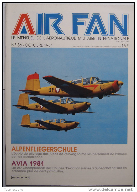 Air Fan N°36 - Octobre 1981 - AeroAirplanes