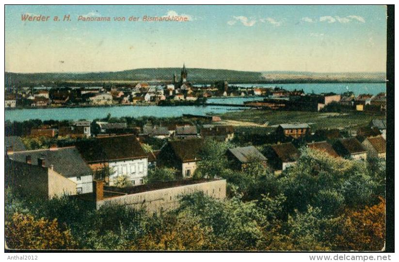 Rarität Rare Werder An Der Havel Restaurant Bismarckhöhe Kunstverlag Max O'Brien Berlin Um 1910 - Werder