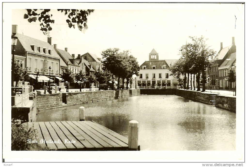 CP De SLUIS " Kade " Avec Griffe De MIDDELBURG - Sluis