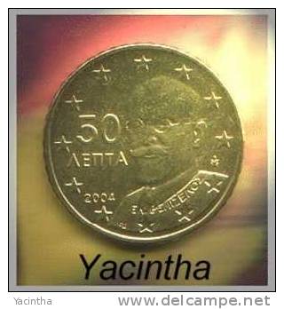 @Y@  Griekenland  5 0  Cent   2004  UNC - Greece