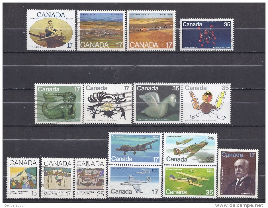 CANADA - Yvert Année 1980 - 725/56 Sauf Les 725 Et 748A - Cote 13,60 € - Años Completos