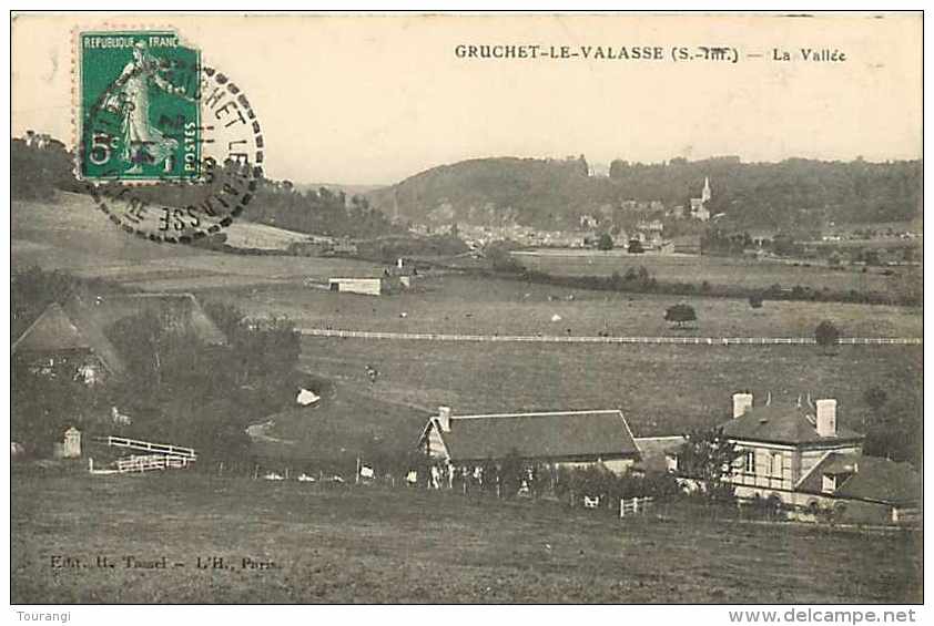 0115 884: Gruchet-le-Valasse  -  Vallée - Autres & Non Classés