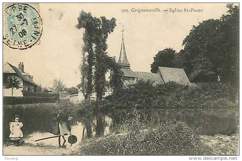 0115 895: Grigneuseville  -  Eglise Saint-Pierre - Autres & Non Classés