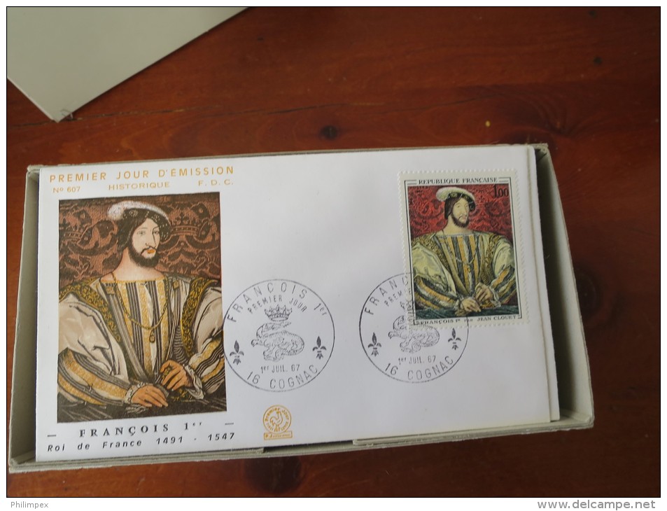FRANCE, 2200-2300 FDCs FAMOUS PAINTINGS (TABLEAUX) IN EXCELLENT CONDITION