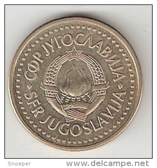 Yogoslavia 1 Dinar  1983   KM 86    Unc !! - Yougoslavie