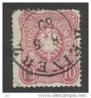ALLEMAGNE , Empire , 10 P , 1875 - 1877 , N° Y&T 32 - Gebraucht