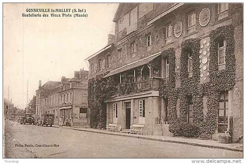 0115 935: Gonneville-la-Mallet  -  Hostellerie Des Vieux Plats - Autres & Non Classés