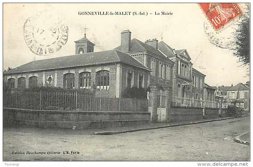 0115 940: Gonneville-la-Mallet  -  Mairie - Autres & Non Classés