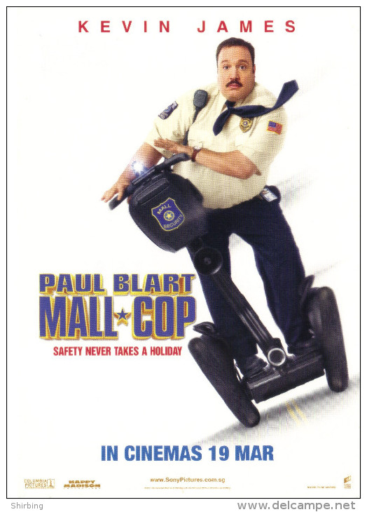 15N : Movie Cinema Adcard "Mall Cop  " Artcard 944 - Plakate Auf Karten