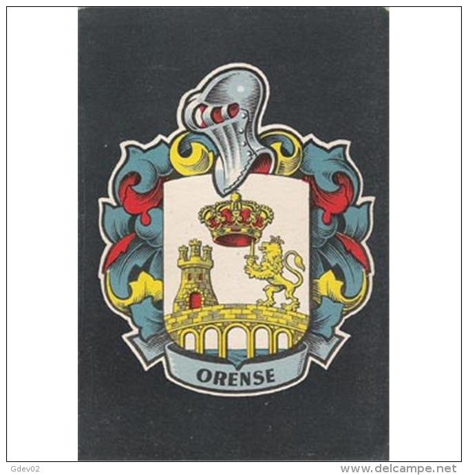 ORSTPA017-LFT775.Tarjeta Postal DE ORENSE.Escudo HERALDICA DE ORENSE.ORENSE - Orense