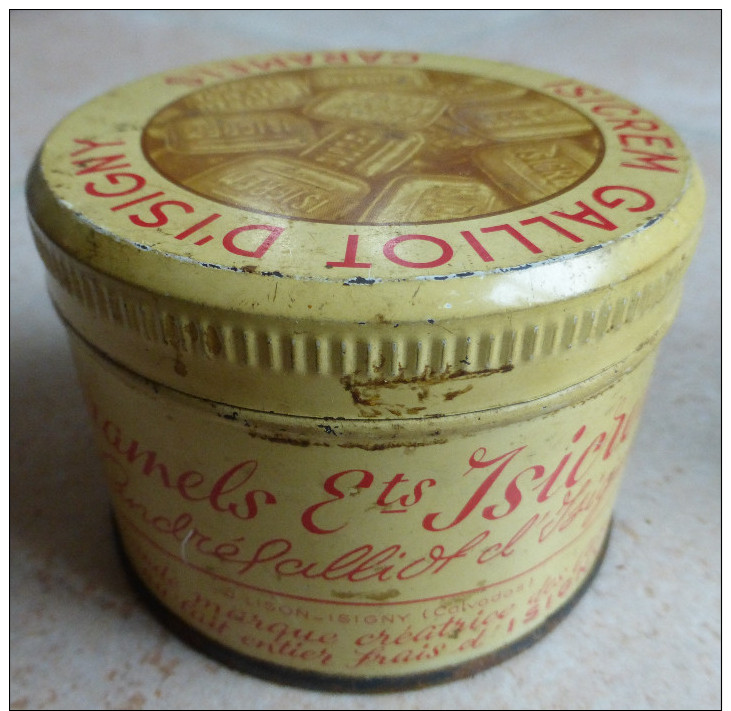 ANCIENNE BOITE:   CARAMEL - ISICREM -  GALLOT D´ISIGNY - Boxes