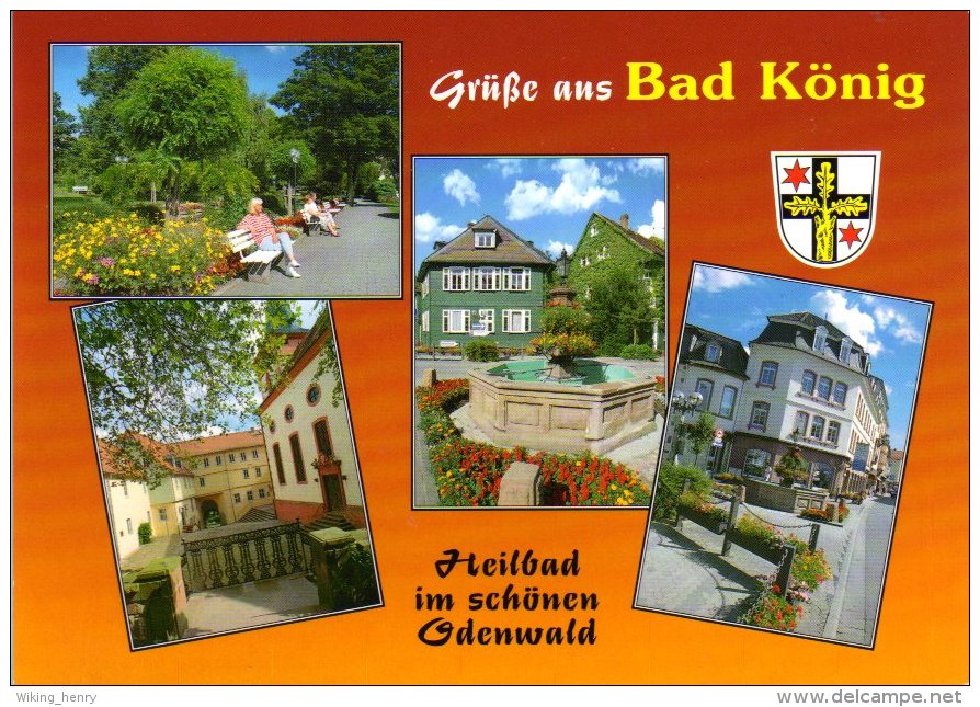 Bad König - Mehrbildkarte 13 - Bad König