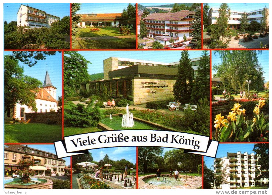 Bad König - Mehrbildkarte 15 - Bad Koenig