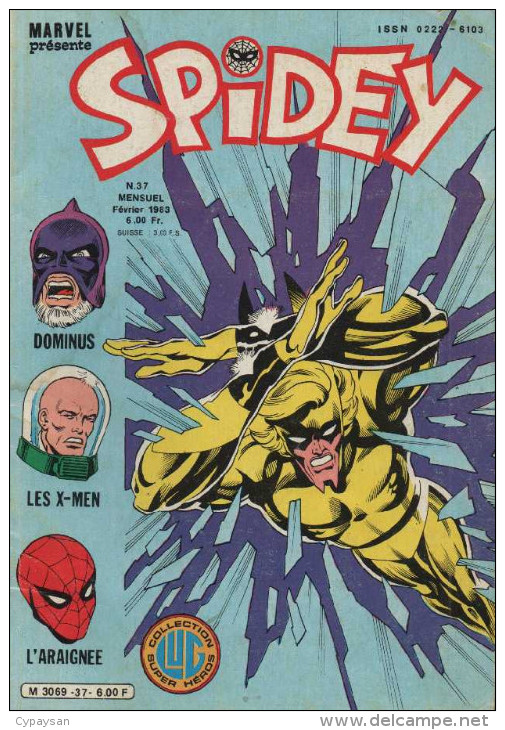 SPIDEY N° 37 BE LUG 02-1983 - Spidey