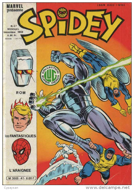 SPIDEY N° 47 BE LUG 12-1983 - Spidey